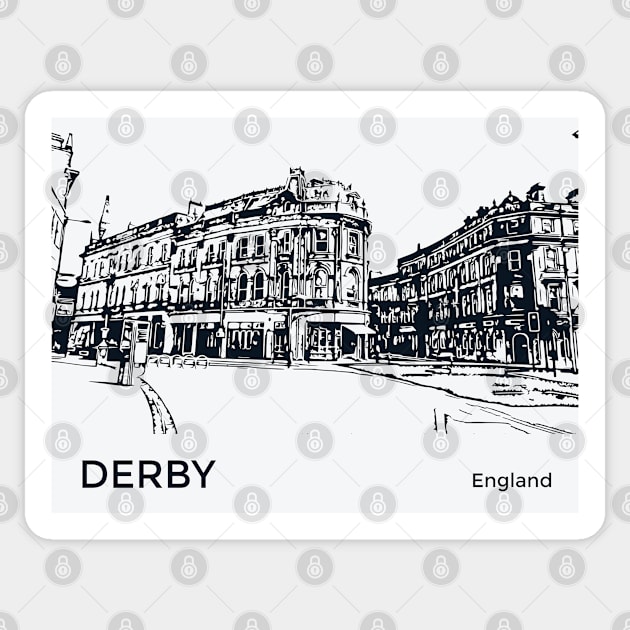 Derby England Sticker by Lakeric